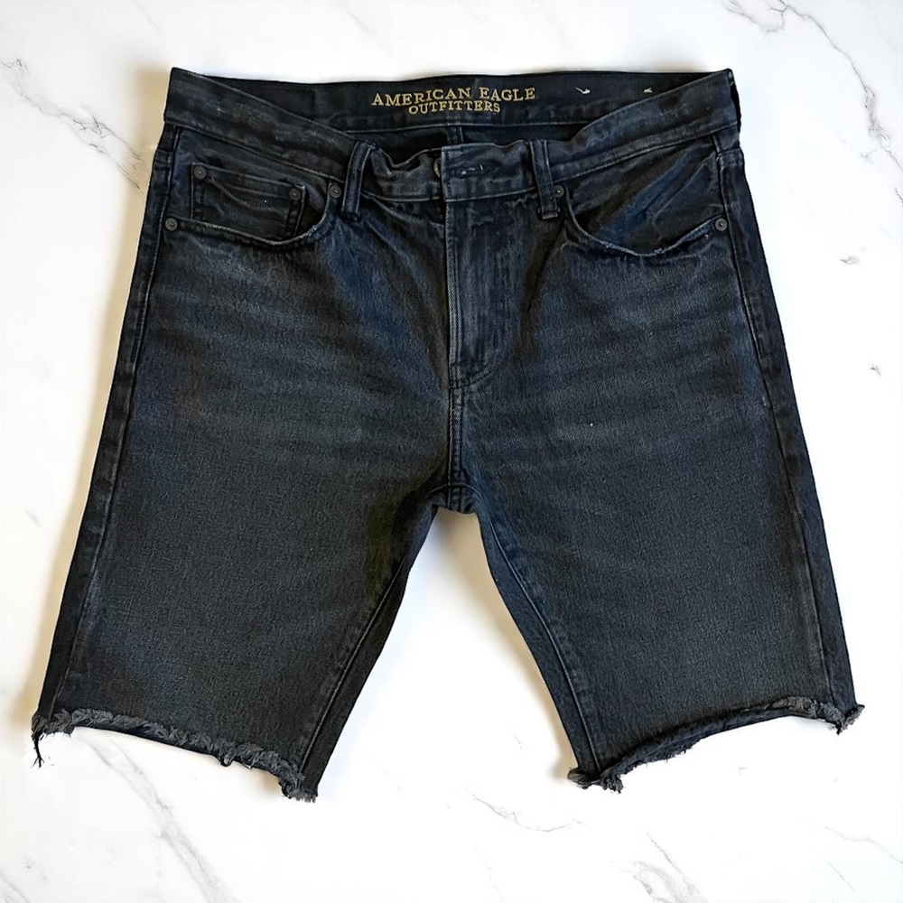 American Eagle Black Denim Shorts – Style 3074